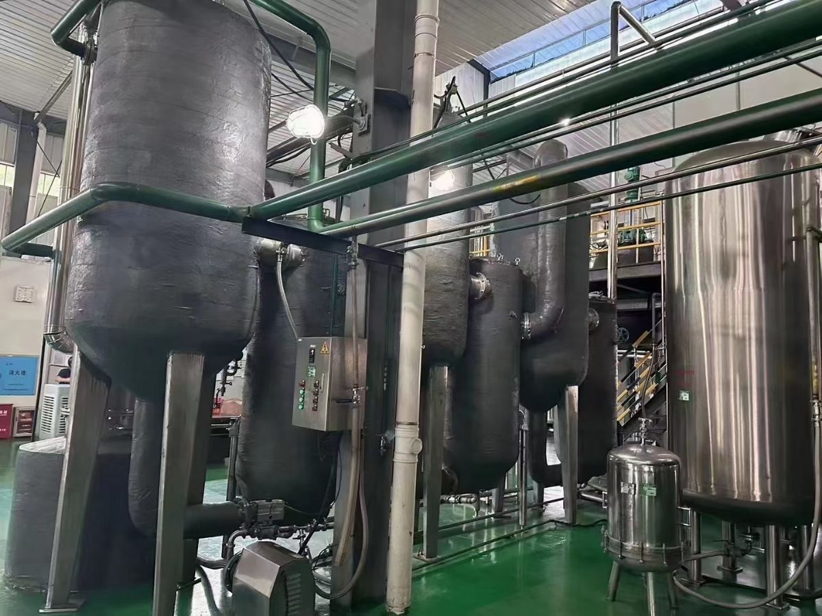 转让二手浓缩蒸发器 一套上海远跃产三效三吨外循环浓-2