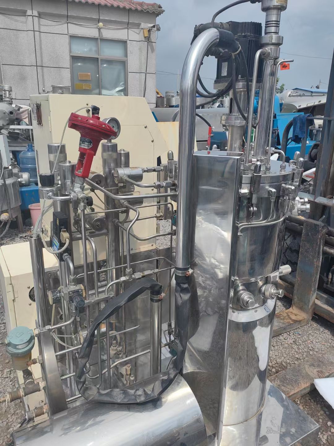 转让二手生物发酵罐 一套容积20升带系统微生物发酵-1