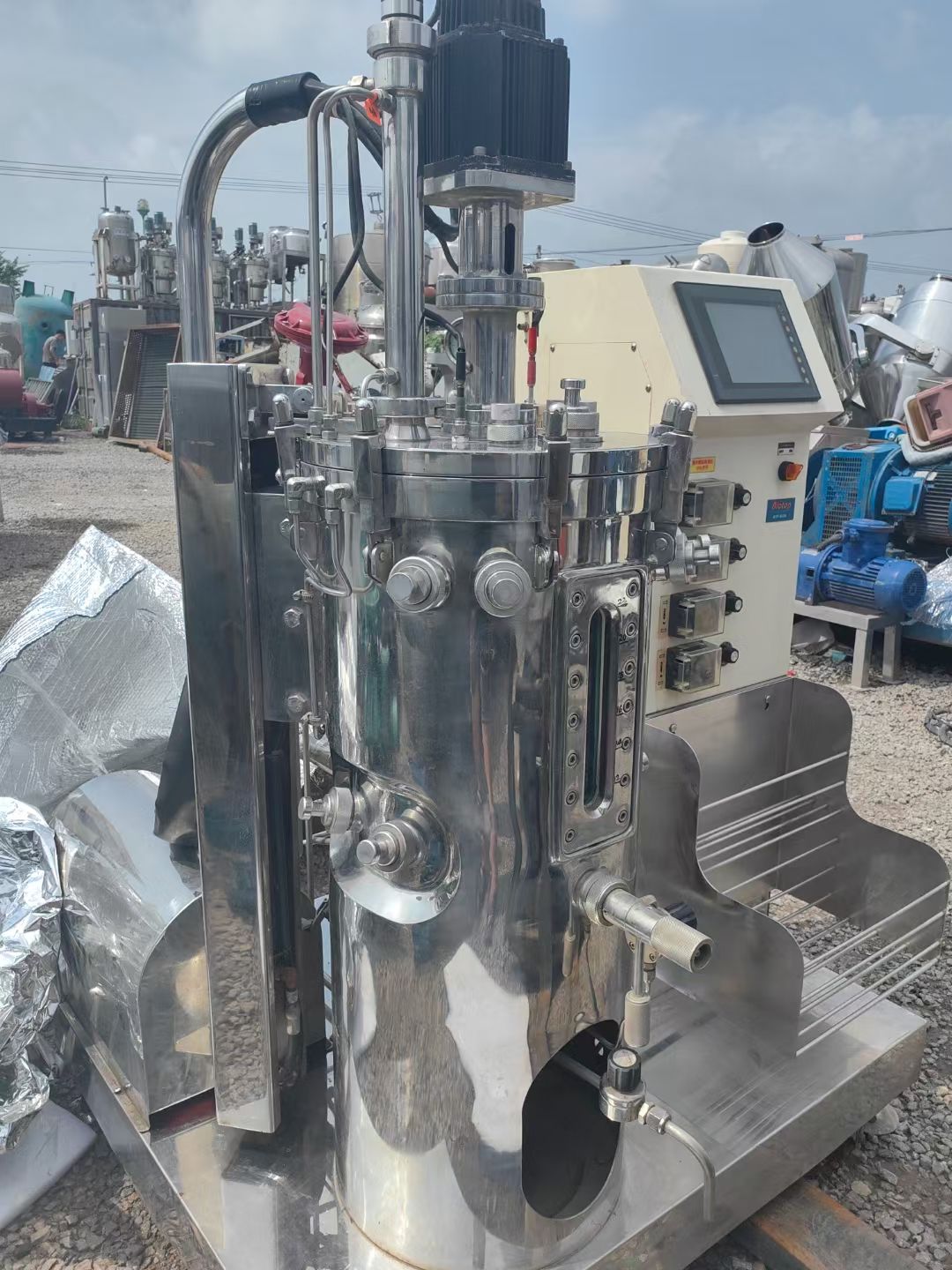 转让二手生物发酵罐 一套容积20升带系统微生物发酵-2