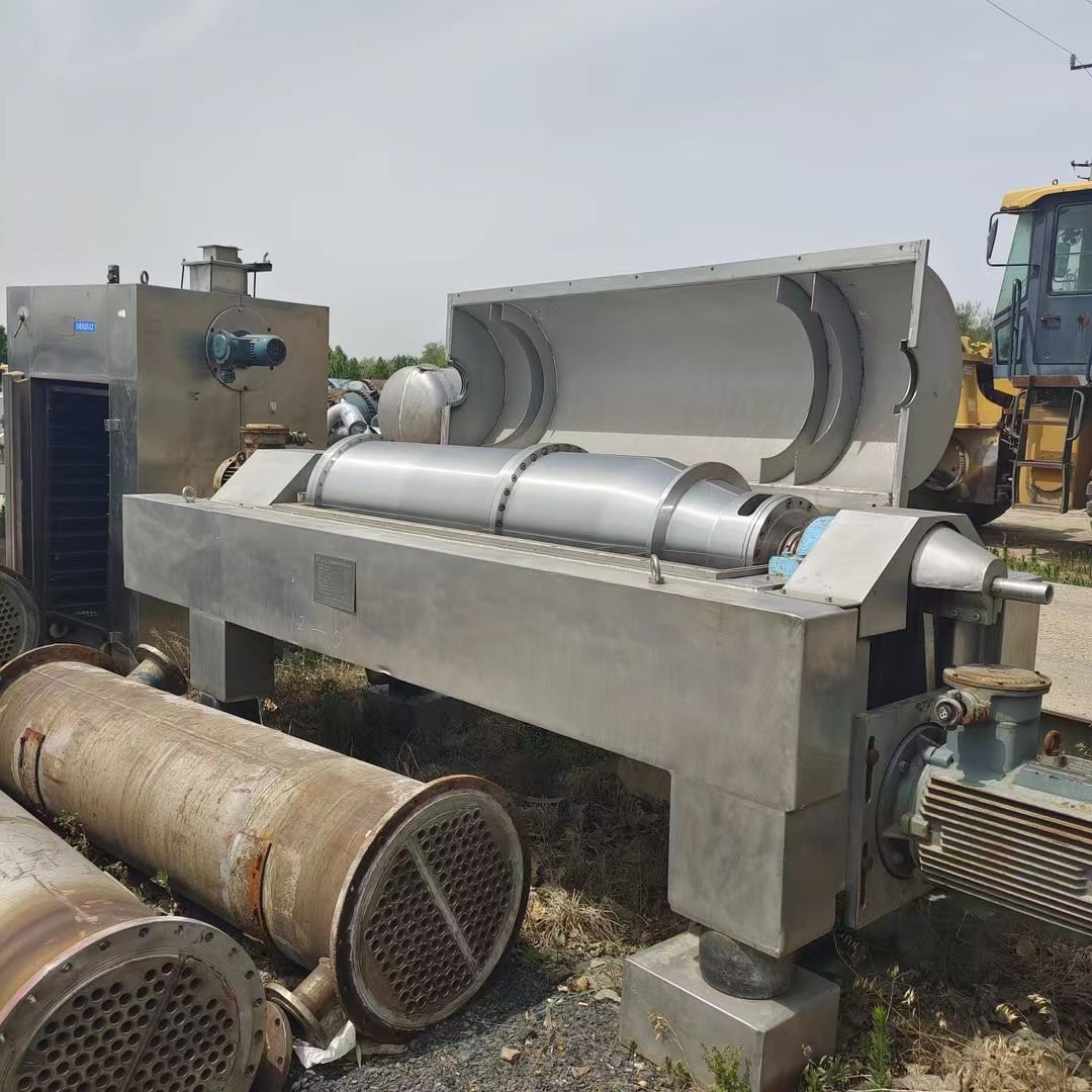 转让二手卧螺离心机 一台450型南京五创产全不锈钢-1