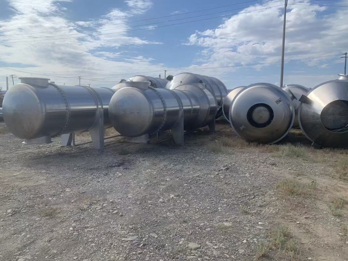 转让二手强制循环蒸发器 两套三效四体70吨上海神农-2