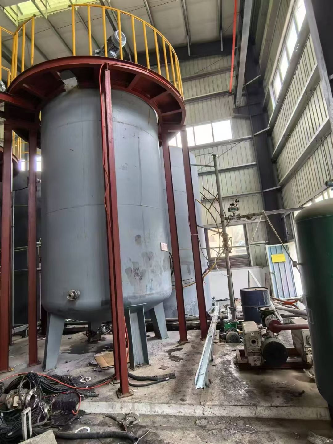 转让二手衬塑搅拌罐 容积20立方-40立方立式刚衬-1