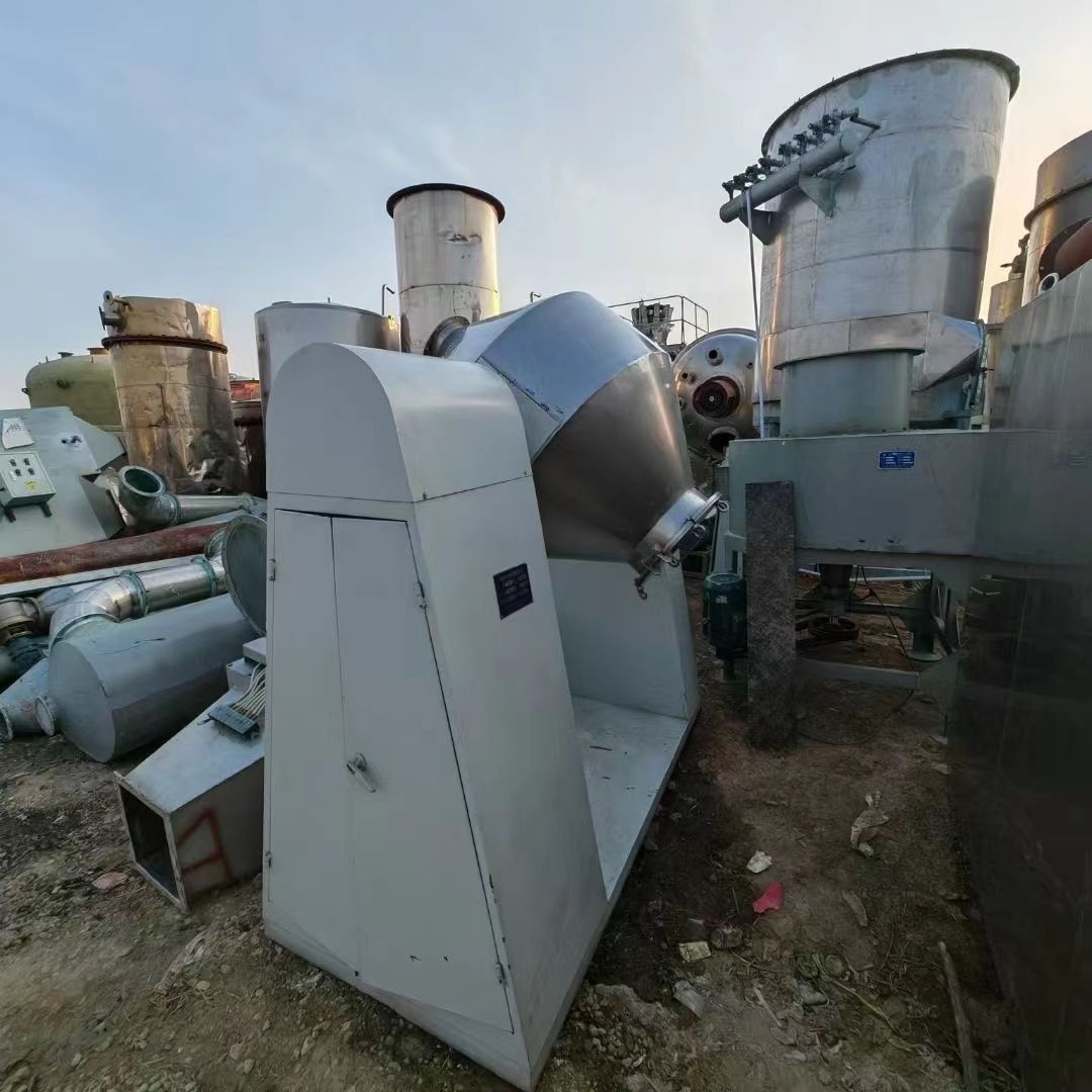 转让二手双锥混合机 一台容积500L食品级双锥回转-2