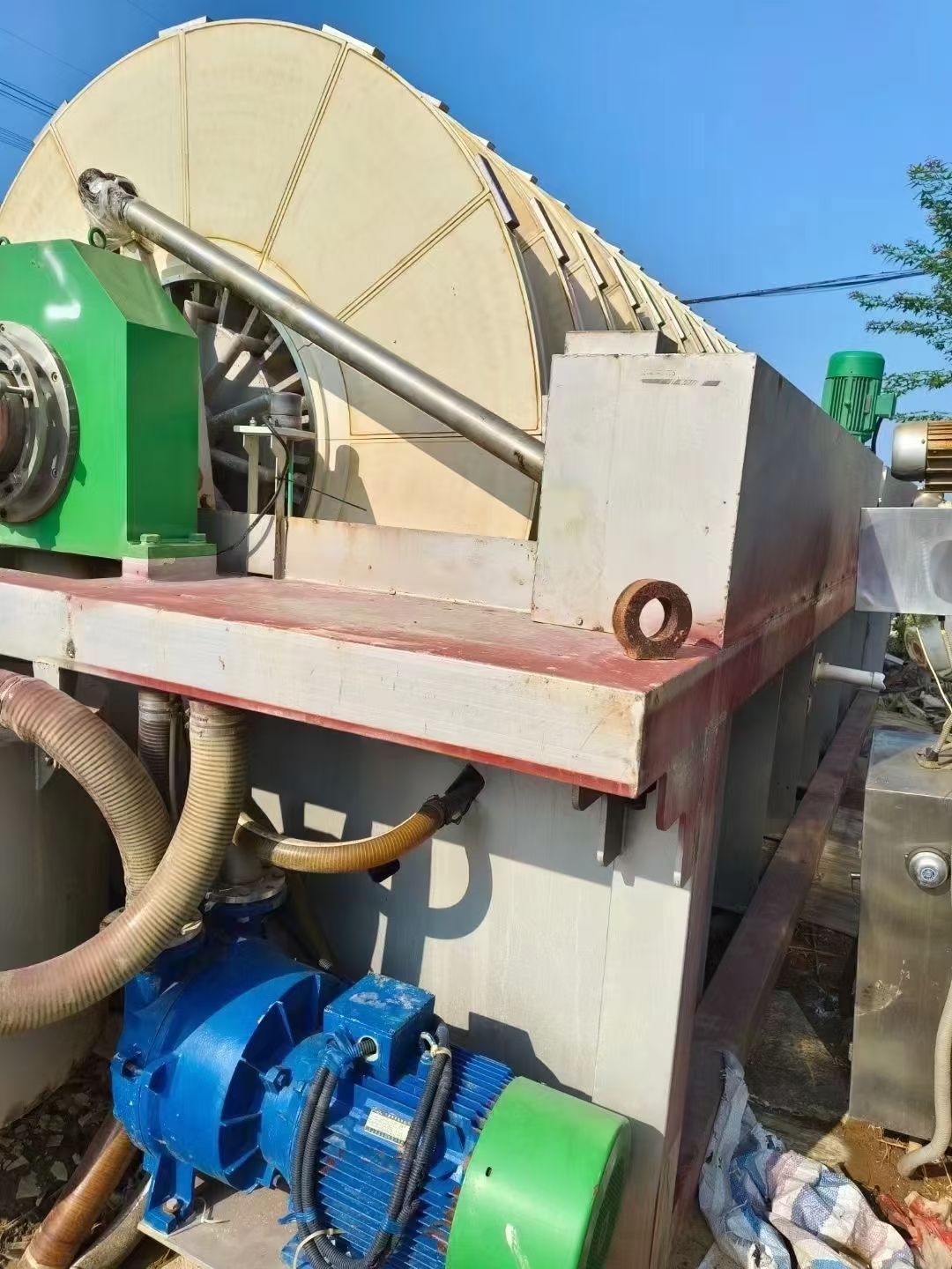 转让二手真空过滤机 一台100平方内陶瓷卧式真空过-2