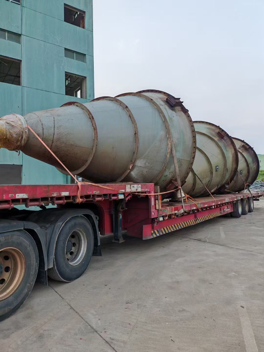 转让二手锥形混合机 三台容积15立方三螺旋不锈钢锥-1