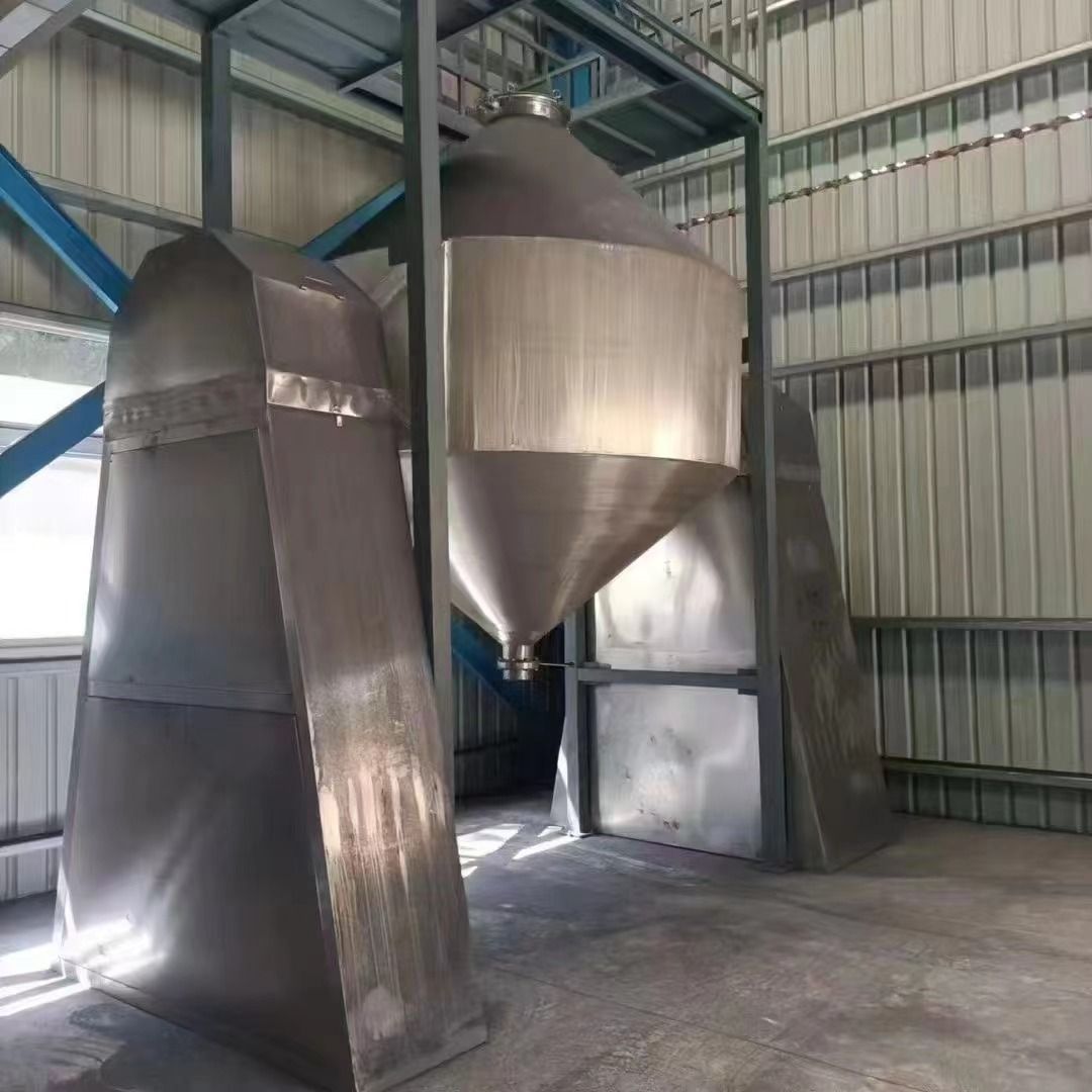 转让二手双锥混合机 一台容积6000L南京建牌回转-1