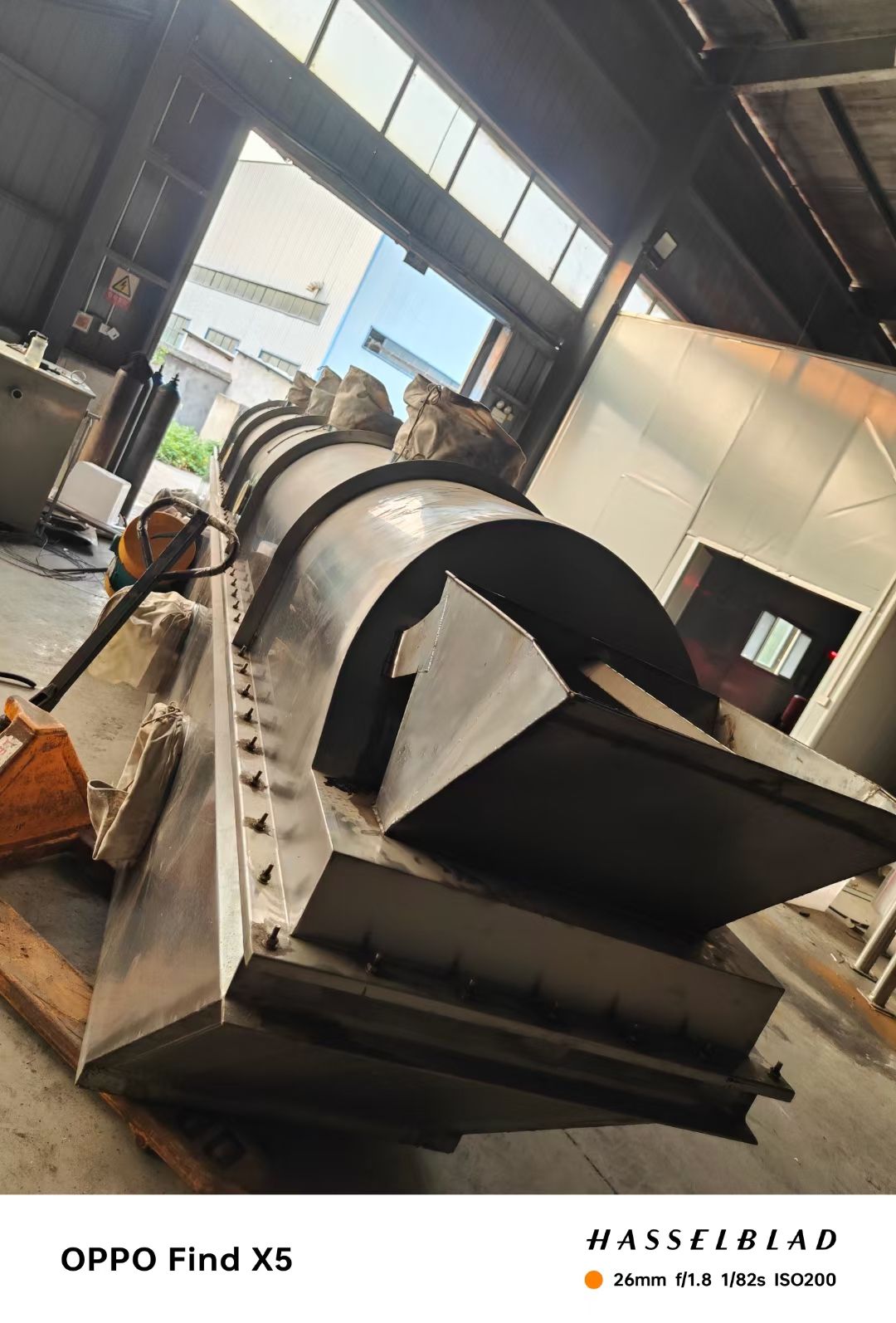 转让二手流化床干燥机 一套宽度0.8米X7.5米全-2