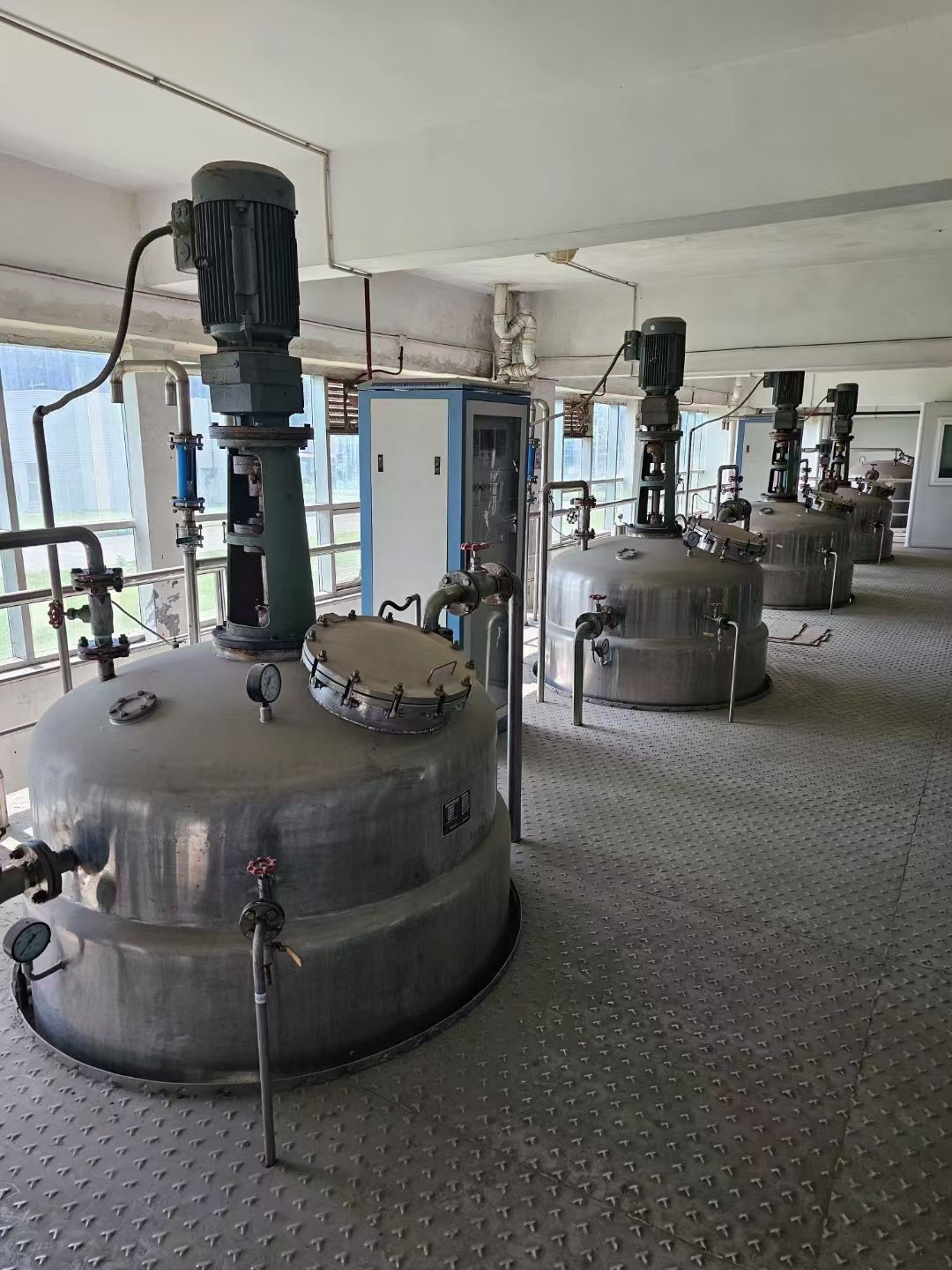 转让二手三联发酵罐 四套容积50-500-5000-2