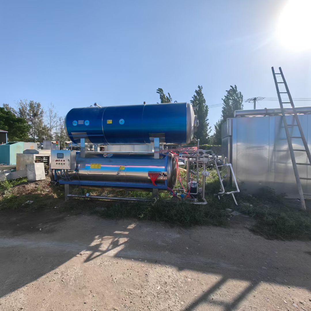 转让二手双层杀菌锅 一台容积4.47立方全自动双层-2