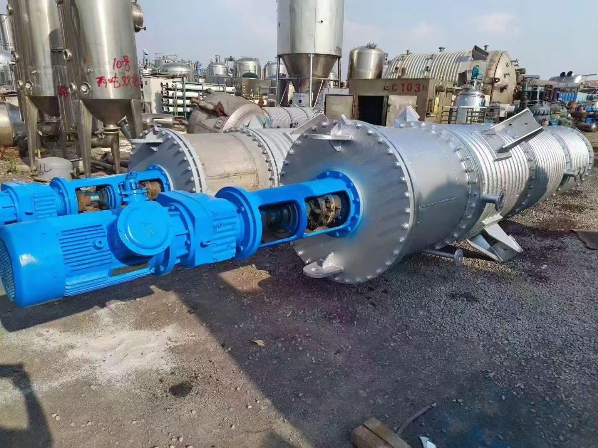 转让二手薄膜蒸发器 12平方-15平方外盘管薄膜刮-1