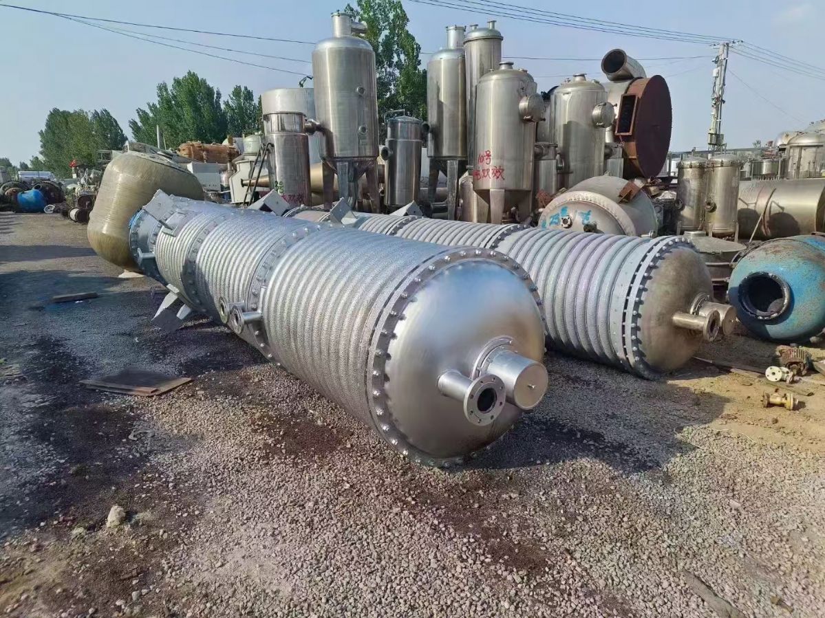 转让二手薄膜蒸发器 12平方-15平方外盘管薄膜刮-2