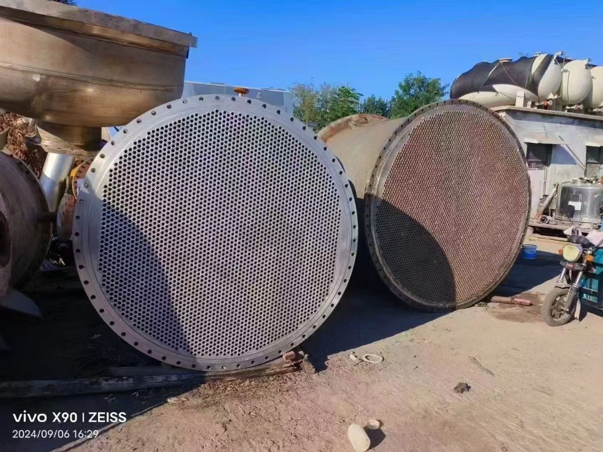 转让二手列管冷凝器 700平方-1200平方压力1-2