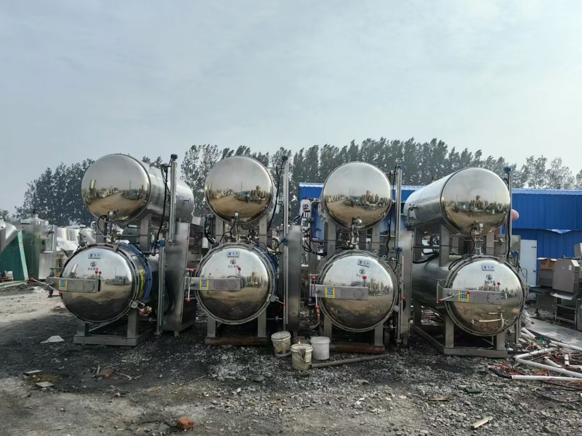 转让二手双层杀菌锅 四套容积2.12立方电气两用全-1