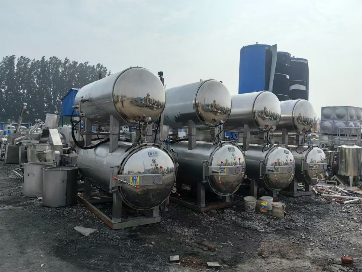 转让二手双层杀菌锅 四套容积2.12立方电气两用全-2