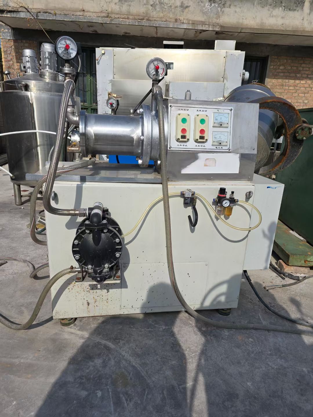 转让二手卧式砂磨机 一台容积5L实验型卧式砂磨机 -1