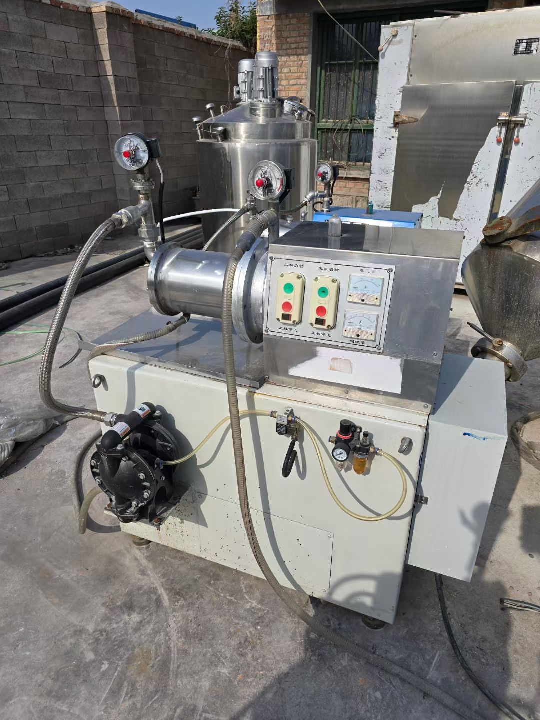 转让二手卧式砂磨机 一台容积5L实验型卧式砂磨机 -2