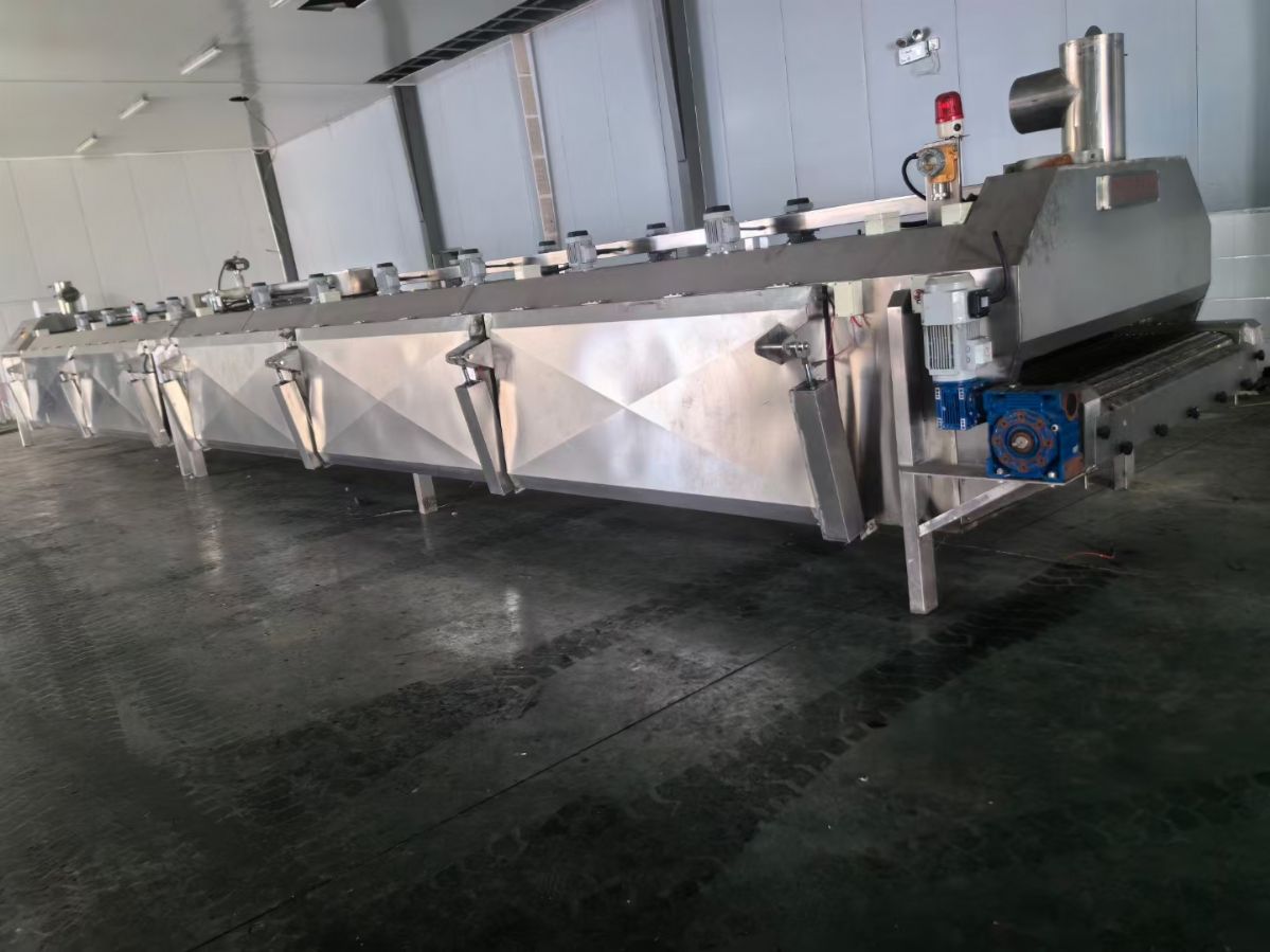 转让二手液氮速冻机 一套宽度1.6米X15.5米科-2