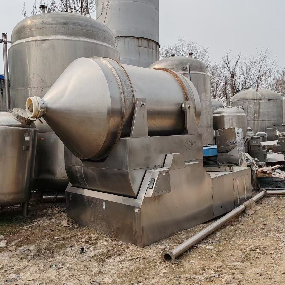 转让二手二维混合机 一台容积5000升重型二维运动-2