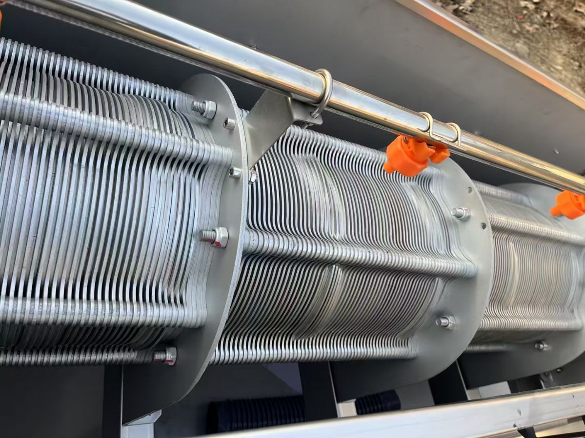 转让二手污泥脱水机 两台301型未进物料叠螺式污泥-2