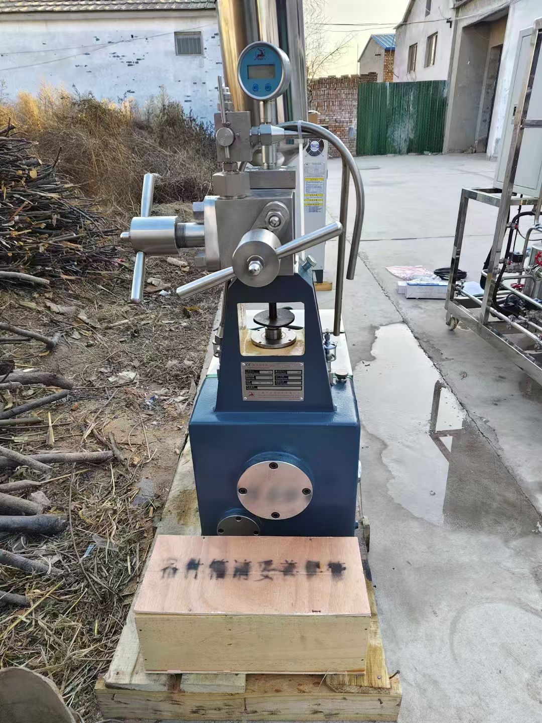 转让二手高压均质机 一台流量60L压力70兆帕申鹿-2