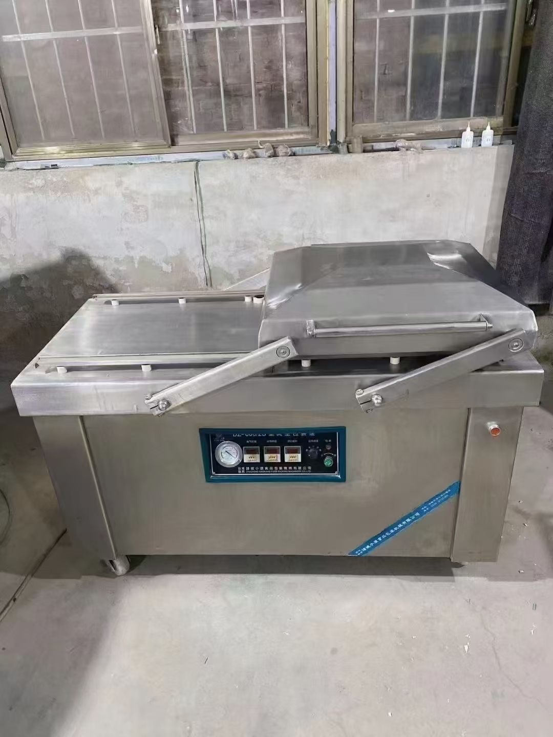 转让二手真空包装机 一台山东小康产600型双室真空-1