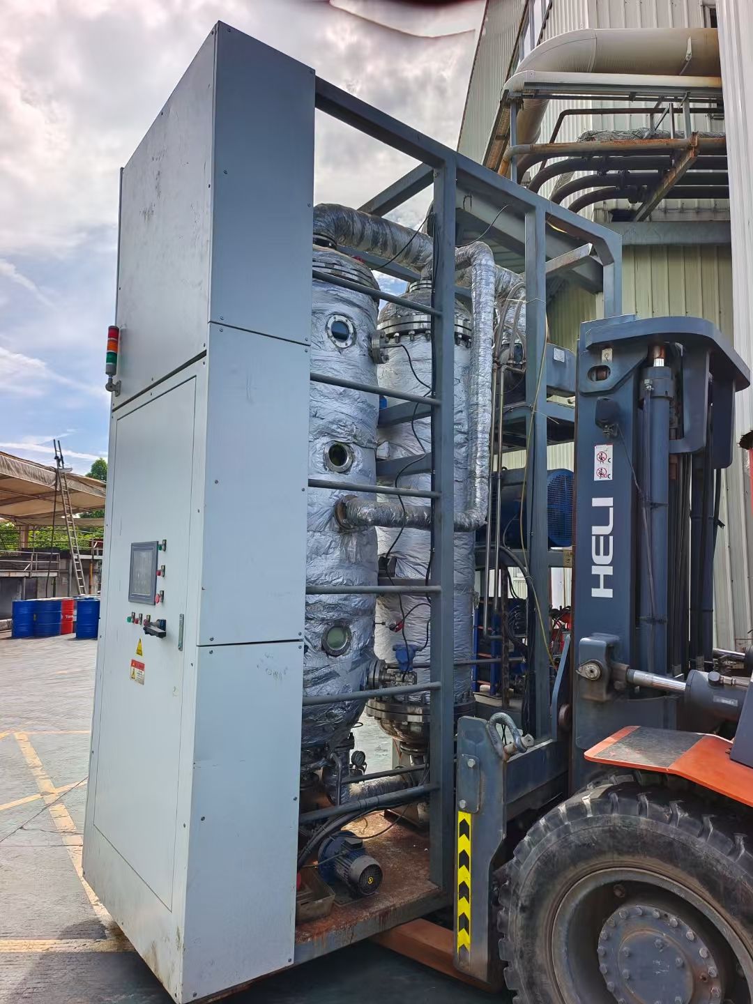 转让二手MVR蒸发器 一套容积300L撬装式MVR-1