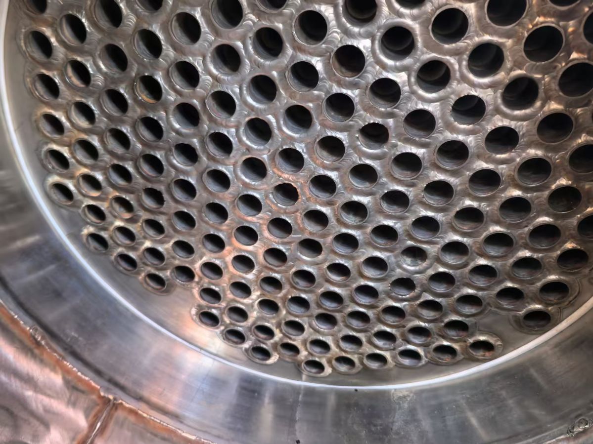 转让二手列管冷凝器 10台20平方材质316L不锈-1