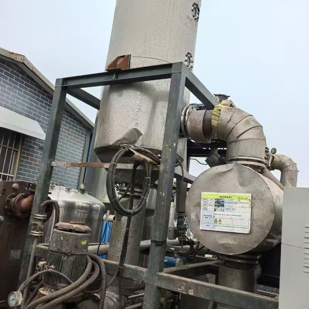 转让二手MVR蒸发器 一套容积300L材质钛材MV-2