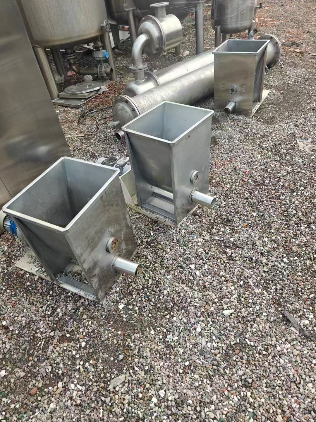 转让二手膨化机 三台65型济南赛信产双螺杆膨化机-2