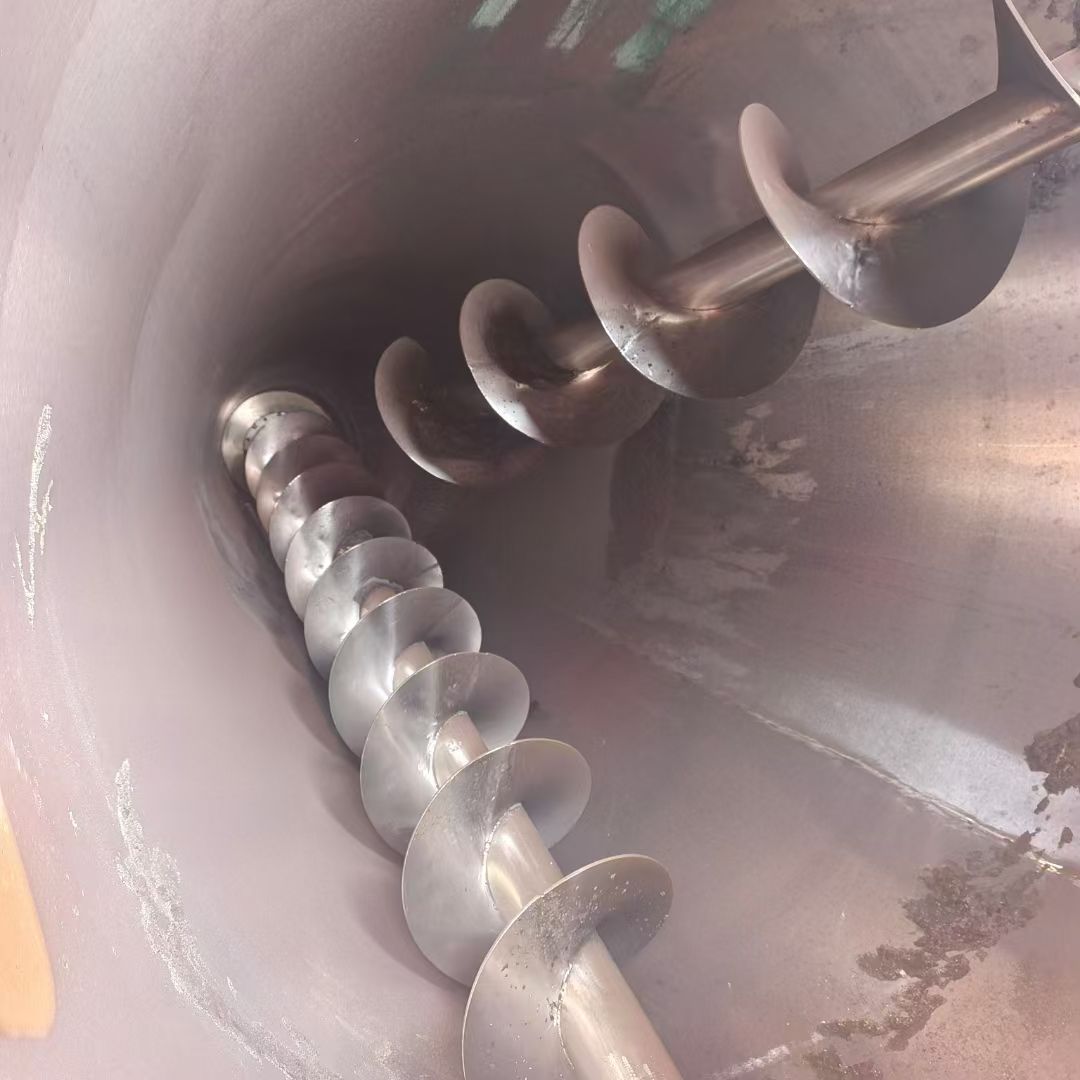 转让二手锥形混合机 一台容积5立方上海升立产双螺旋-2