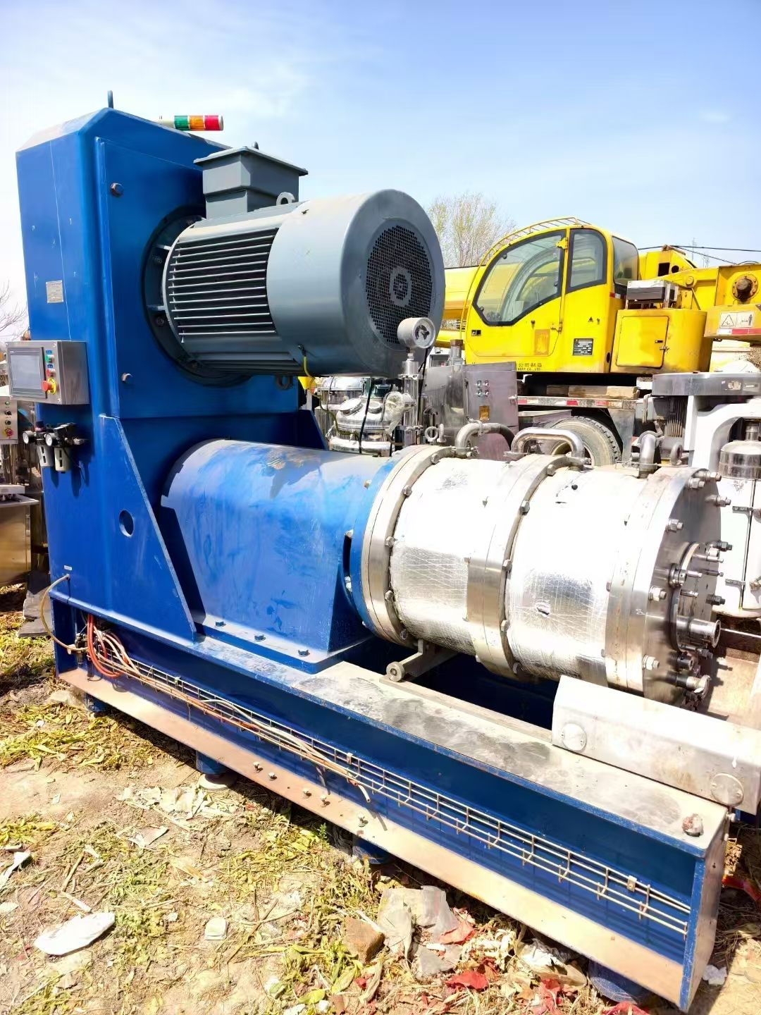 转让二手卧式砂磨机 一台容积180升大型卧式砂磨机-2