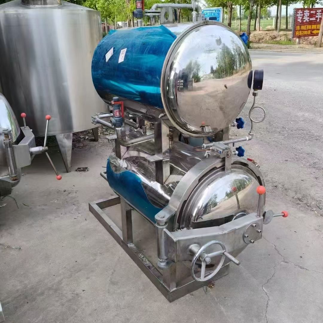 转让二手双层杀菌锅 一台容积0.19立方实验型电加-2