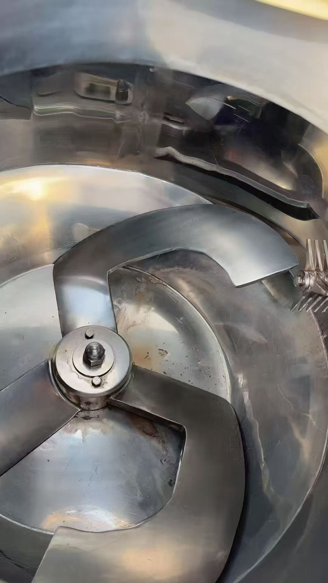 转让二手高速混合机 一台容积600升食品级立式高速-2