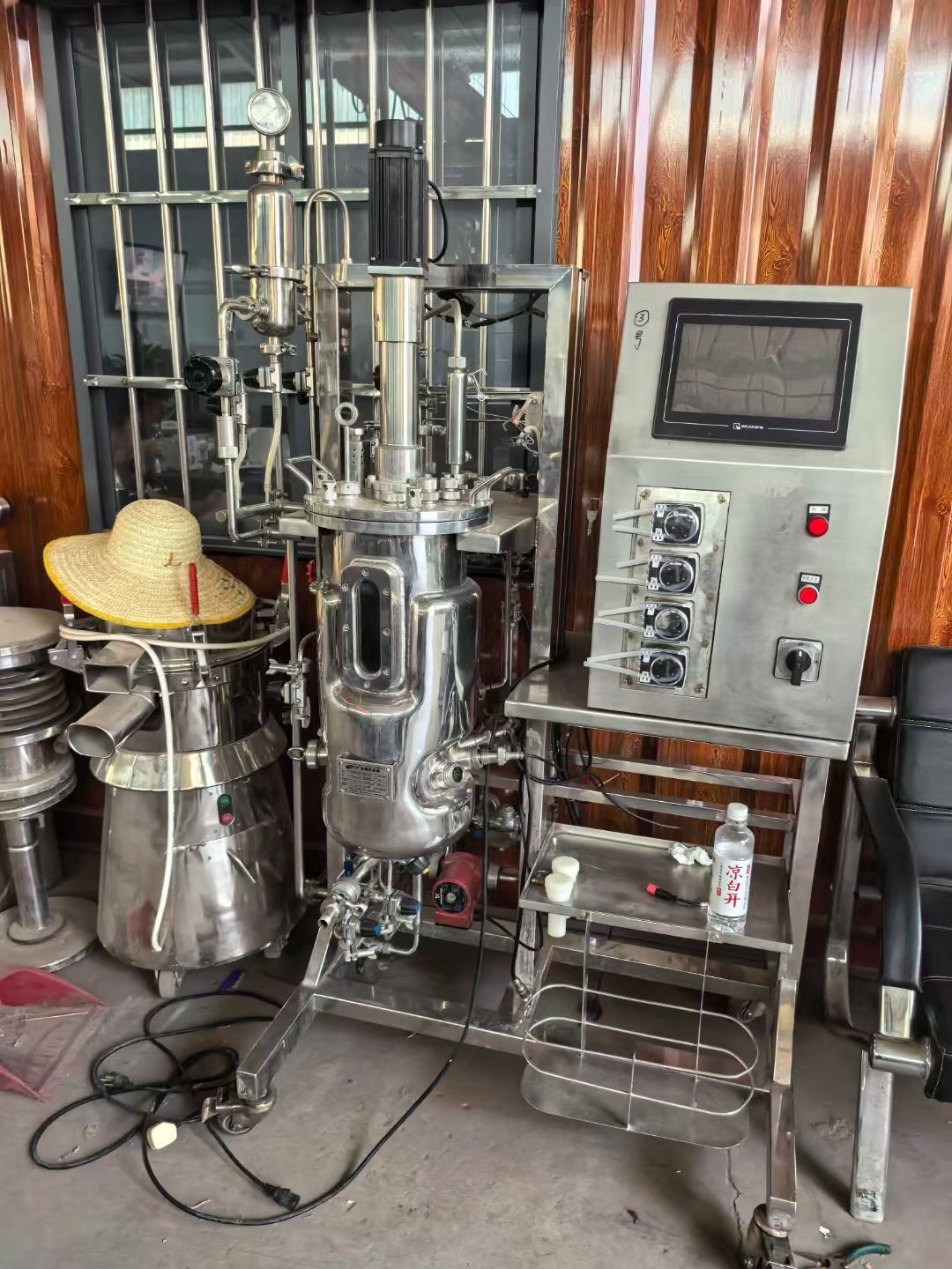 转让二手生物发酵罐 一台容积30升全自动微生物发酵-1