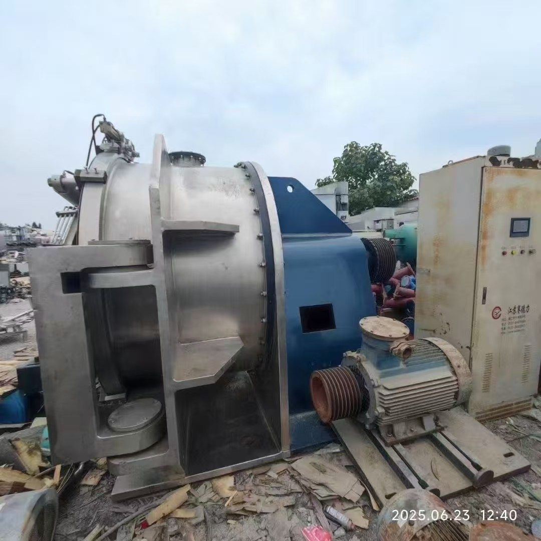 转让二手卧式刮刀离心机 一台1600型内衬哈啦卧式-1