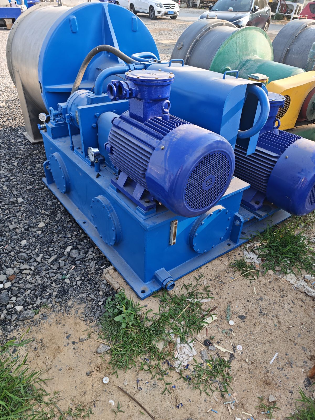 转让二手活塞推料离心机 一台800型卧式双级活塞推-1