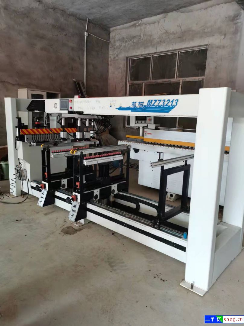 供应二手木工机械 三排钻 冷压机 全自动封边机 侧-1