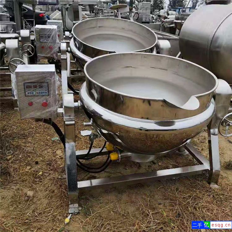 二手不锈钢夹层锅-1