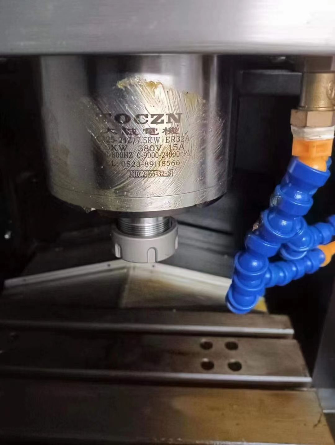 全新机650精雕机,ER32主轴7.5Kw,240-2