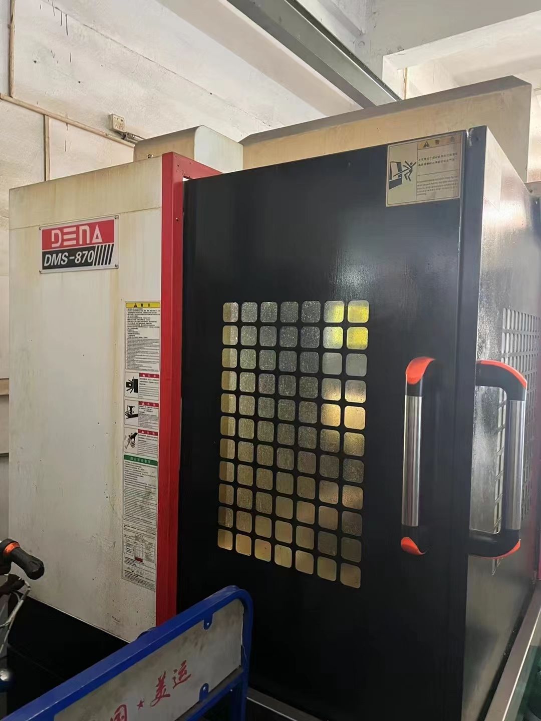 原装21年工厂在位准新德纳870精雕机,新代21M-2