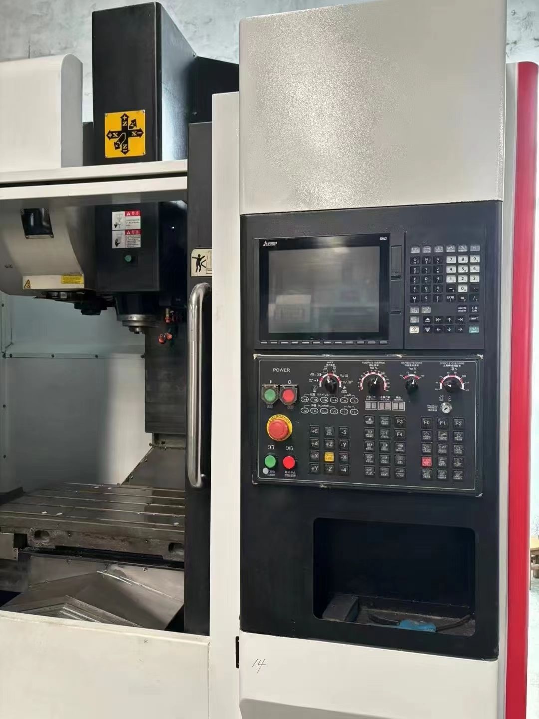 台湾省佳速1060龙门精雕机,发那科MF Plus-2