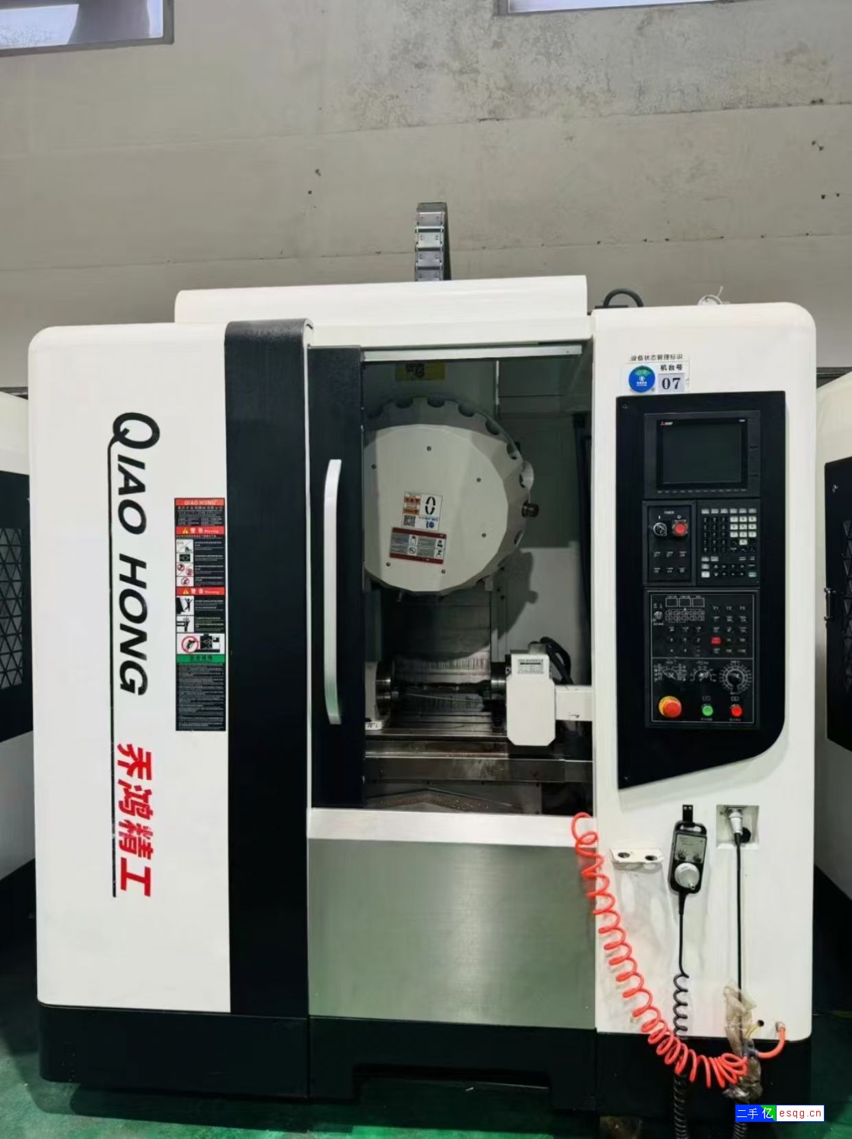 四台乔锋850L两线一硬加工中心，三菱M70系统-5