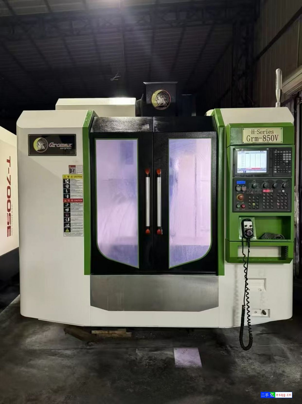 两台格勒玛850V,三菱M80系统,一台10螺距,-1