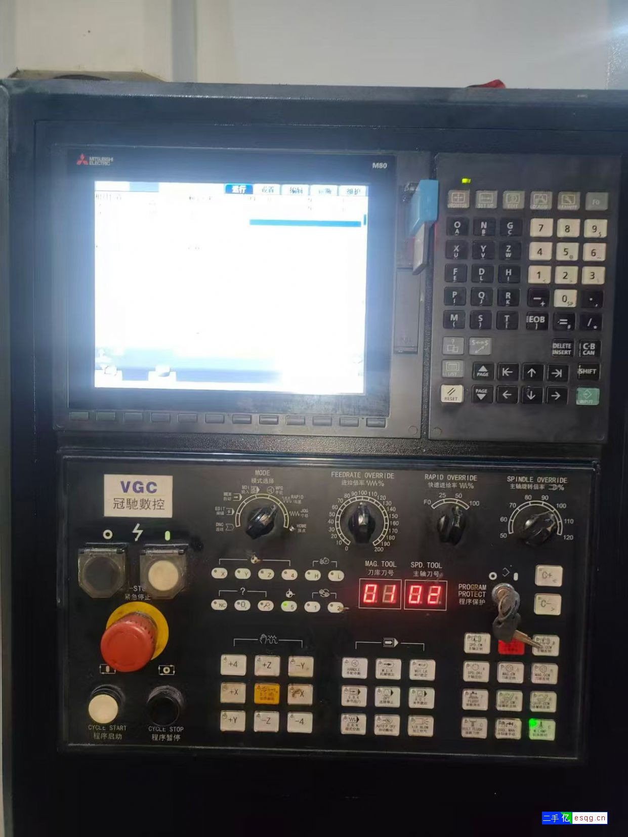 冠驰850两线一硬加工中心,三菱m80系统-3