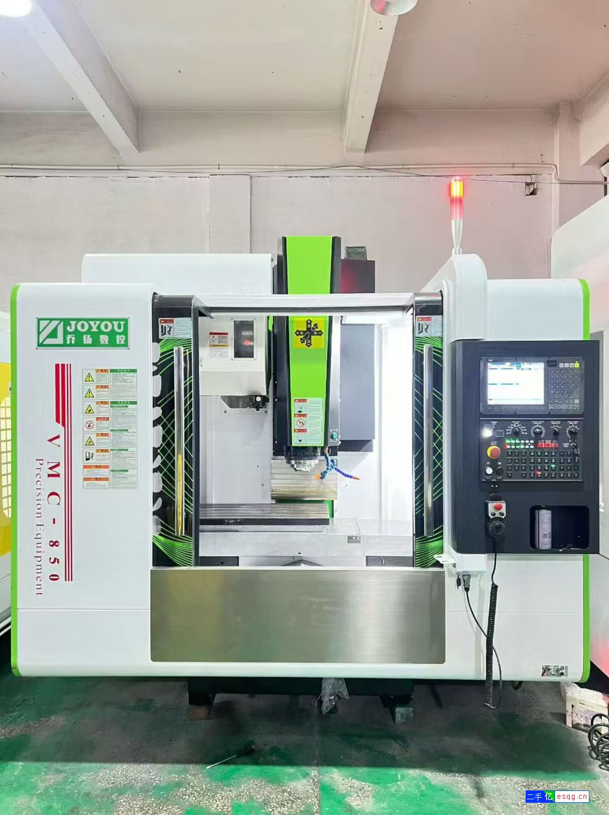 同款2台准新乔扬850立式加工中心，华中系统，三线-1