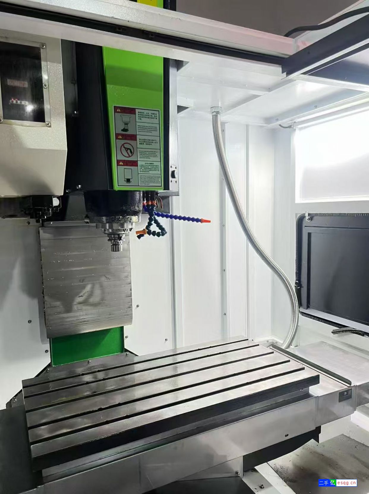 同款2台准新乔扬850立式加工中心，华中系统，三线-2