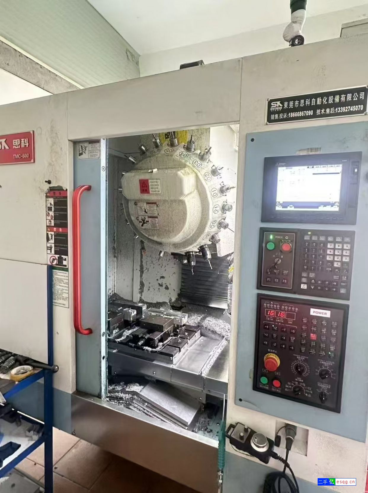 上新5台捷上匠德V857重型三线加工中心,法那克M-5