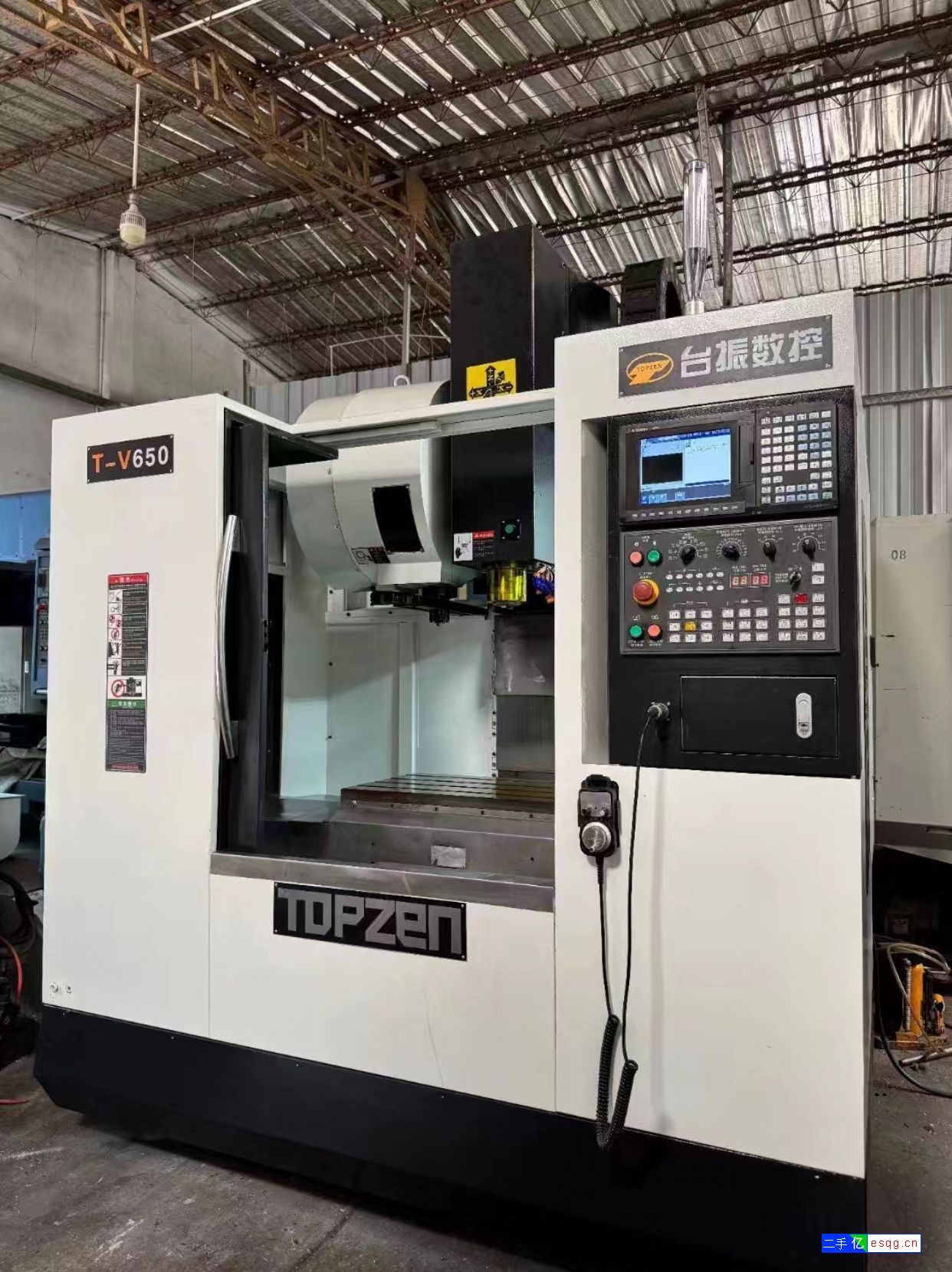 刚到同款10台准新凯盛540。新代21MA系统，搭-5