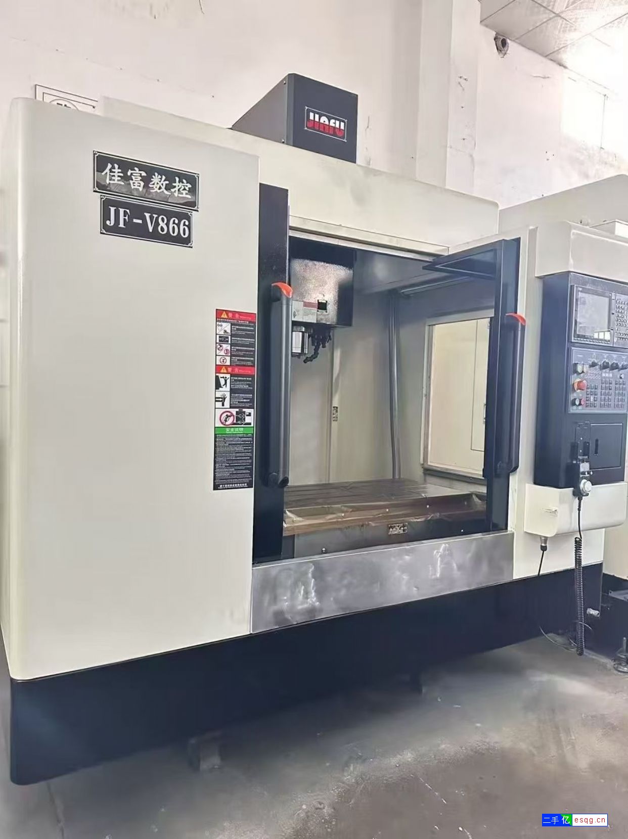 佳富v866三线轨加工中心,三菱M80系统,11K-1