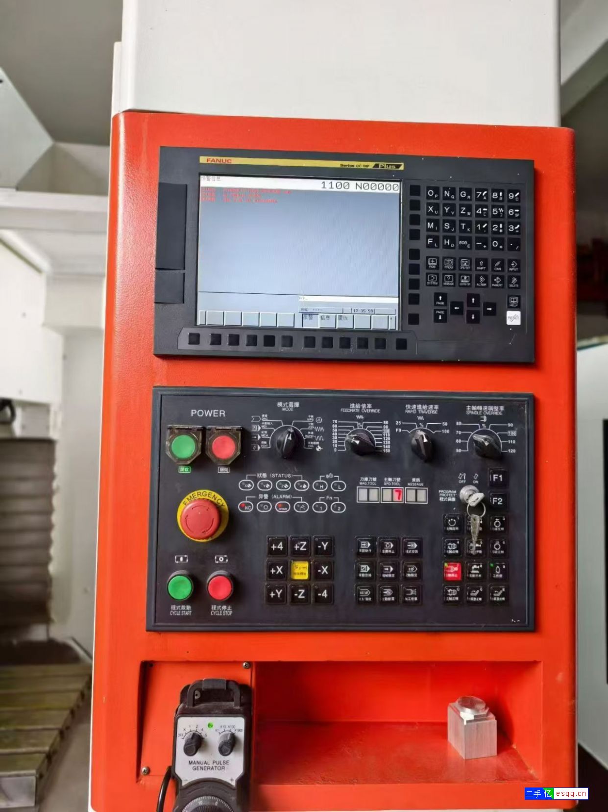 厚道v850三线轨加工中心，发那科MFPLUS系统-2